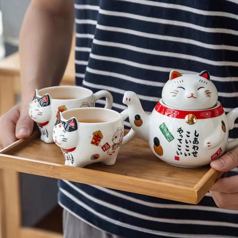 Lucky Cat Tea Set Dropshipping Winning Products