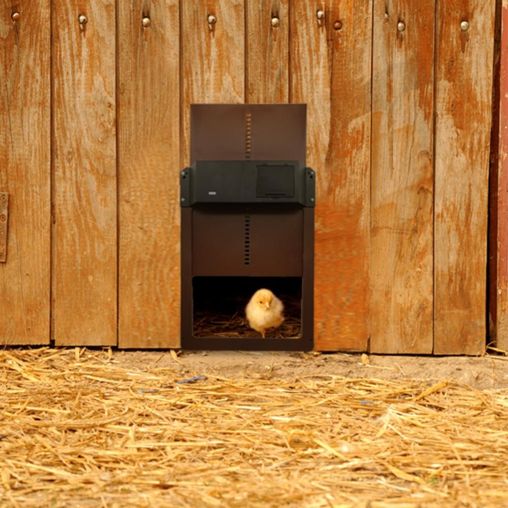 Titan Elite Automatic Chicken Coop Door Opener – Light Sensor & Timer, Battery Powered For Hen Houses-258531