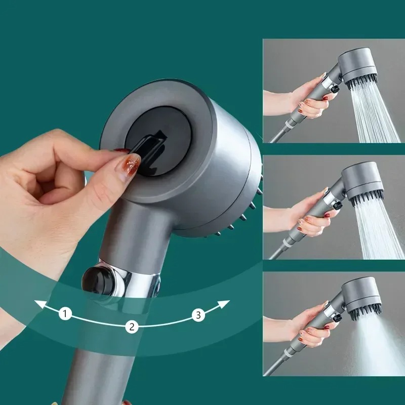 Multifunctional One-Button Adjustment Shower Head – Dropshipping ...