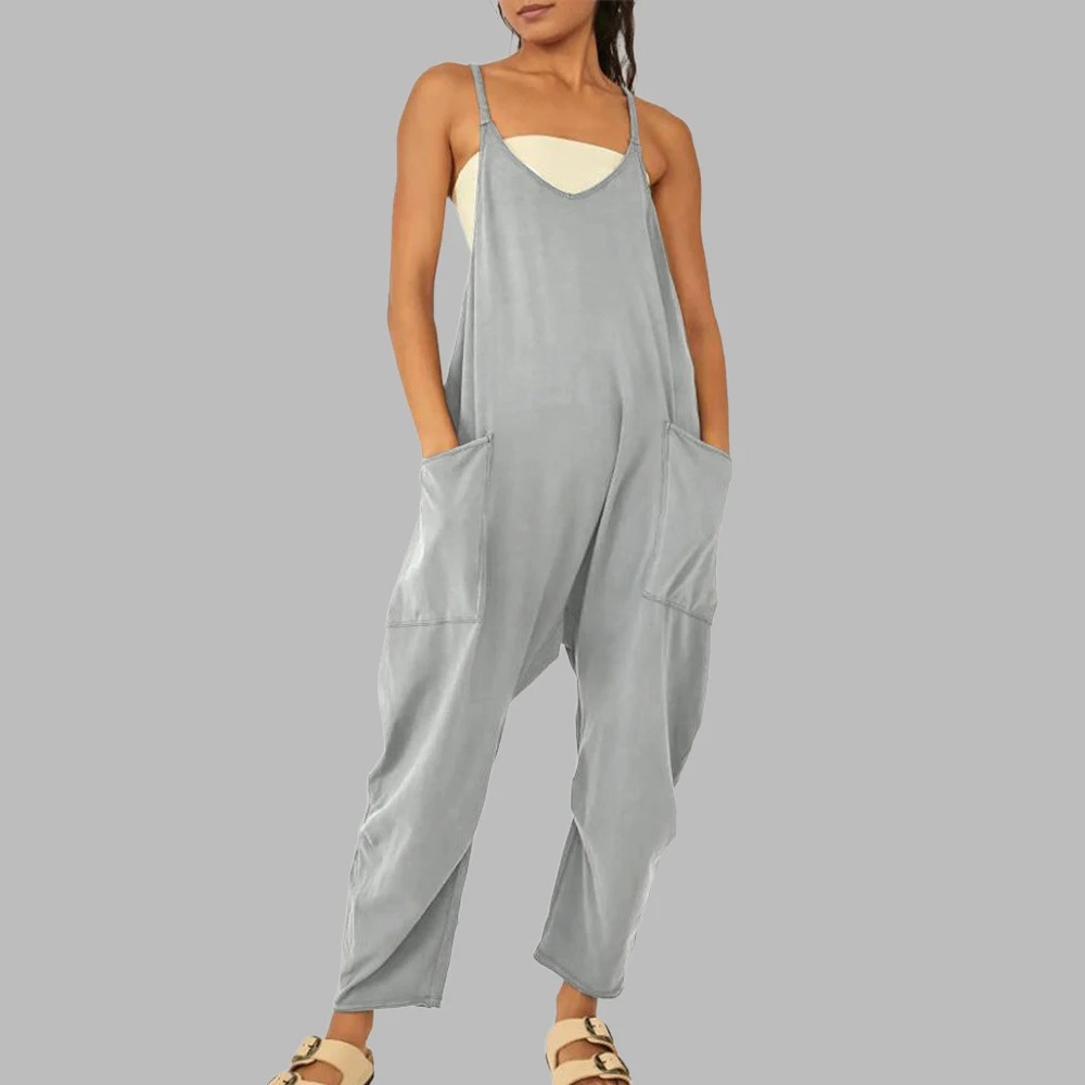 Wide Leg Jumpsuit with Pockets – Dropshipping Winning Products