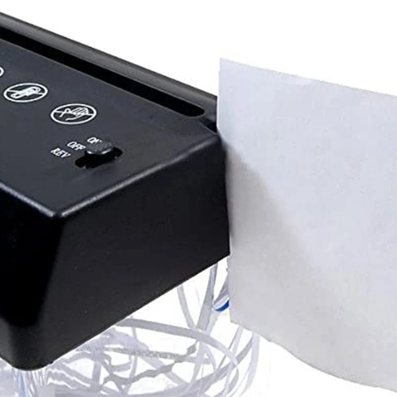 Mini Papiervernietiger A6 Papiersnijder Elektrisch Desktop Klein Bon Usb-mes Metalen Home Precisiesnijder Thuis Shredder Papiersnijder Shredders